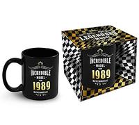 Bombo Tasse d'anniversaire avec année de naissance 1989