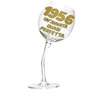 Bombo Verre à Vin Penché pour le 70ème Anniversaire - Version Italienne : « Un'Annata Quasi Perfetta » - 440 ml