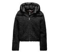 BomBoogie - Manteau Court Bimatière avec Capuche Amovible - Femme - Vestes - Noir - Taille: 36 FR