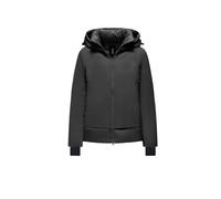 BomBoogie - Veste Courte Bi-matière à Capuche - Femme - Vestes - Noir - Taille: 42 FR