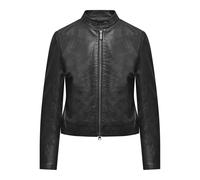 BomBoogie - Vinn Leather Jacket - Femme - Vestes - Noir - Taille: 38 FR