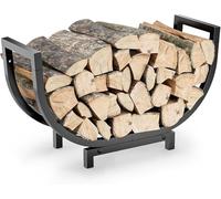 Bomclap Étagère à bois de cheminée en métal en forme de U pour l'intérieur et l'extérieur - 60 x 20 x 33 cm