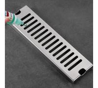 BomDog Couvercles de Drain Rectangulaires, Grille de Drainarectangulaire, Couvercle de Drain de Sol En Acier Inoxydable 304, Pour Douche/One Color/7.5X57.5X2Cm