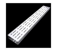 BomDog Kit de Drainaen Acier Inoxydable Mince, Canal D'Évacuatdes Eaux Pluviales, Drainaextérieur Pour Jardin, Trottoir, Parking, Allée, Patio/Sier/150X15X5Cm