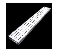 BomDog Kit de Drainaen Acier Inoxydable Mince, Canal D'Évacuatdes Eaux Pluviales, Drainaextérieur Pour Jardin, Trottoir, Parking, Allée, Patio/Sier/150X15X4Cm