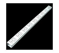 BomDog Kit de Drainaen Acier Inoxydable Mince, Canal D'Évacuatdes Eaux Pluviales, Drainaextérieur Pour Jardin, Trottoir, Parking, Allée, Patio/Sier/100X7X3Cm