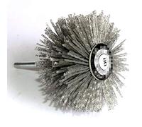 BomDog Roue de Polissage, Brosse Métallique Pour Perceuse, Brosse Métallique de Forage, Perceuse de 80 Mm, Meule En Fil de Nylon Abrasif, Brosse de Polissage À Poils Radiaux/A/80 2Pcs