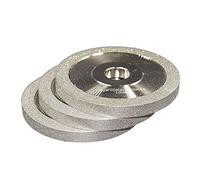 BomDog Roue de Polissage, Meule Diamantée de 100 Mm de Diamètre, Fraise En Acier Au Tungstène En Céramique, Outil D'Affûtage Spécial/150 Grit