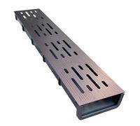 BomDog Système de Drainaextérieur Pour Patio, Kit de Drainaen Acier Inoxydable/A/50X10X4Cm