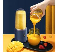 BOMEETSIA Presse-Agrumes Multifonctions Portable, mélangeur Automatique sans Fil, Bleu