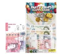 Bomefoi Argent Jouet,Kit Monnaie Jouet | Accessoire de Jeu de Rôle et de Faire-Semblant pour Garçons et Filles Utilisable en Classe École Maison Voyage Anniversaire et École à la Maison