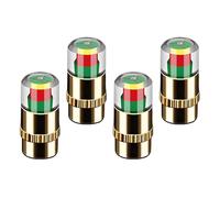 Bomefoi Bouchons de Valve pour Pneus de Véhicules,Capuchons De pour Valves De Roue - Indicateur De Pression des Pneus | pour Véhicules Voiture Camion Moto Remorque SUV Camping-Car Berline