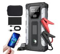 Bomefoi Démarreur De Saut De Batterie Portable,Amplificateur De Puissance 12V - Pack De Démarrage De Batterie - pour Voiture Automobile Véhicule SUV Camping-Car Camion Smartphone Ordinateur Portable