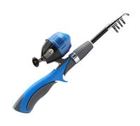 Bomefoi Ensemble de Canne à Pêche pour,Kit en Acier avec Poignée Confortable - Canne à Pêche Rétractable,pour Débutants Fille Pâques Anniversaire Jour des Noël Nouvel an Intérieur