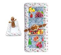 Bomefoi Plateauau de Service Gonflable, Rafraîchisseur de Boissons pour Buffet Glacé, Conteneur Rafraîchissant Forme Bonhomme pour Piscine Jardin Extérieur Pique-Nique Intérieur Fêtes BBQ