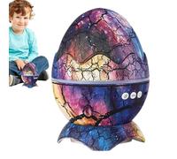Bomefoi Projecteur œuf Dinosaure - Projecteur de Musique avec télécommande - Projecteur d'étoiles sans Fil - Veilleuse œuf de Dinosaure avec Fonction minuterie pour - Décoration d'intérieur