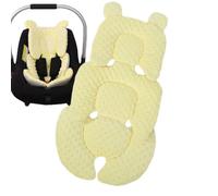 Bomefoi Tapis de poussette pour tout-petit, insert de siège d'auto pour | tout-petit - Poussette double face pour tout-petits, tapis doux et respirant - Tapis de soutien de la tête et du corps pour
