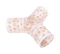 Bomefoi Tunnels pour Chats D'Intérieur | Jeu Interactif à 3 Entrées Pliable avec Orifices - Jouet Interactif pour Chat, Accessoire pour Petit Chien Lapin - pour Intérieur Extérieur Jardin Cour Chat