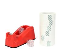 BOMEI PACK Lot de 6 rubans adhésifs invisibles blanc laiteux mat avec 1 | Chaque rouleau de 18 mm × 25 m de ruban adhésif mat inscriptible pour réparer, coller, écrire et copier