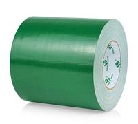 BOMEI PACK Ruban adhésif en tissu vert - 150 mm x 50 m - Renforcé et étanche - Pour la fixation, la réparation, le bricolage, l'étiquetage de boîtes, le cerclage de cerclage pour travaux à domicile