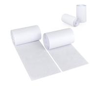 BOMEI PACK Rubans auto-agrippants Heavy Duty Hook Loop tape with adhesive, Rouleau de fixation à dos adhésif,ruban d'installation pour la maison, le bureau, le bricolage et l'artisanat (Blanc 11cm*2m)