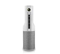BOMFLORE Webcam de conférence avec microphone et haut-parleur pour appel vidéo HD 1080p, caméra tout-en-un ultra grand angle 110°, prise de voix de 5,8 m, suppression du bruit AI, prise et