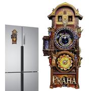 BommFu Aimants de Réfrigérateur Horloge Astronomique | Aimants De Collection Touristique | Souvenir Culturel Magnétique,Cuisine Maison Bureau Appartement Touristes Étudiants d'Échange
