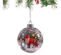 BommFu Boules De Noël - Décorations De Fêtes en Boule Animale 3D,Pendentifs Festifs Suspendables | pour Salon Chambre À Coucher Bureau Mur Manteau Porte Couronne Escalier