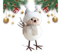 BommFu Décorations pour Le Sapin De,Décorations pour Les Fêtes en Mousse avec Un Design 3D D'Oiseau | Pendentif De en Mousse À Forme D'Oiseau,pour Chambre Balcon Portes Mur Jardin Cour Allée Porche