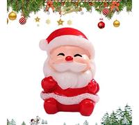 BommFu Figurines Miniatures du Père Noël | Décoration de Table de Noël Miniature | Objet de Collection pour Fêtes à Exposer sur Table Cuisine Chevet Jardin -