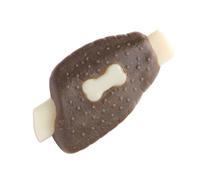 BommFu Jouets À Mâcher pour Chiens Agressifs | Jouets Résistants pour Chiens de Taille Moyenne à Grande,Os en Bœuf Véritable Résistant aux Morsures pour Nettoyage des Dents, Fournitures pour Animaux