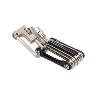 BommFu Kit de réparation de vélo - Clé à molette, tournevis, outil multifonction pour vélo, pour hommes et femmes, conduite sur route, voyages, entretien urgent en plein air, soins quotidiens à la