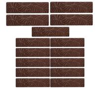 BommFu Lot de 15 tapis d'escalier | 15 pièces de bords doux | Tapis de sécurité antidérapant réutilisable | Pour animaux domestiques personnes âgées terrasse maison garage dortoir