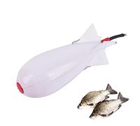 BommFu Mangeoires pour Pêche Bombe Spod De Pêche, Pellet Rockets Feeders pour La Position La Carpe, Conteneur Support D'appât Leurre Flotteur, Mangeoires Granule Spomb Accessoires