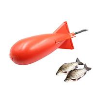 BommFu Mangeoires pour Pêche Bombe Spod De Pêche, Pellet Rockets Feeders pour La Position La Carpe, Conteneur Support D'appât Leurre Flotteur, Mangeoires Granule Spomb Accessoires