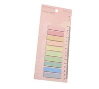 BommFu Marque Page Adhesives, 200 Pièces De Notes Autocollantes, Onglets D'index Notes Adhésives, Marqueurs Adhésifs Inscriptibles Pastel, Fournitures De Papeterie, Accessoires De Livres