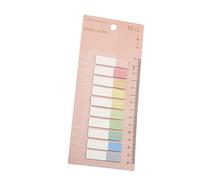 BommFu Marque Page Adhesives, 200 Pièces De Notes Autocollantes, Onglets D'index Notes Adhésives, Marqueurs Adhésifs Inscriptibles Pastel, Fournitures De Papeterie, Accessoires De Livres
