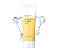 BommFu Mousse nettoyante pour peaux grasses - 200 ml - Nettoyage doux - Contrôle de la graisse - Baume clarifiant pour pores - Rougeurs - Peau sensible - Étudiants, hommes et femmes