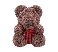 BommFu Ours de Fleur d’Ours de Rose | Rose Fleur Ours Fleur Artificielle Saint Valentin Mignon Fleur Ours Cadeaux pour sa Petite Amie Amour Amis Femme fiancée