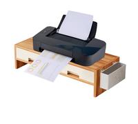 BommFu Plateforme de Surélévation pour Moniteur - Support Ergonomique Robuste avec Extension - Supports pour Moniteur D'Ordinateur - pour Bureaux à Domicile, Salle d'Étude, Chambre à Coucher, Pièce,