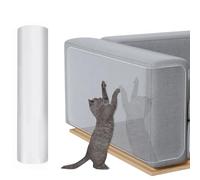 BommFu Protecteur De Canapé Contre Les Griffes De Chat - Ruban Adhesif Transparent Anti Rayures - Protecteur De Canapé pour Chat | pour Maison Escaliers Tapis Canape Coin Portail Chaise Coussin