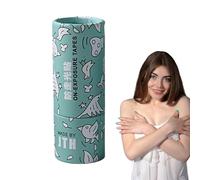 BommFu Ruban adhésif pour vêtements - Ruban adhésif transparent très efficace pour le corps - Tampon autocollant résistant à la transpiration comme support pour robes de femme, jupes, voyages