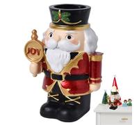 BommFu Support de Bougie de Noël | Casse-Noisettes en Résine | Support à Bougies Décoratif | pour la Maison Le Salon la Cheminée Le Bureau Les Fêtes Thanksgiving Le Ménage Le Dortoir l'Appartement