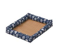 BommFu Tapis rafraîchissant pour chat - Confortable et lavable - Coussin pour animaux de compagnie pour l'été chiot lapin senior terrasse chaude jardin jeux hamster salon bureau sommeil maison