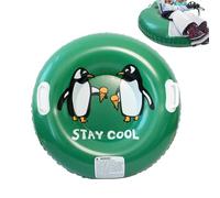 BommFu Toboggan à neige pour adultes - Tuyau d'air robuste avec poignées - Jouet d'hiver pour parcs, jardins, plages, aventures de Noël, sport, sauvetage, activités de sable