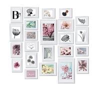 BOMOE cadre photo ensemble 24 pcs avec passepartout pour collages de photos