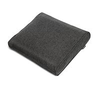 bomoe Coussin de chaise de jardin 50 x 40 cm - Confortable - Pour extérieur - 10 cm d'épaisseur - Lavable - Protection UV - En rotin - Anthracite - Ilano