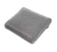 BOMOE Coussin Jardin Extérieur 50x40cm - Coussin Dossier Confortable avec Housse Lavable & Protection UV - Coussin Salon Lounge 10cm d'épaisseur - Coussin Canapé Palette Gris Clair - ilano