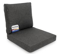 BOMOE Premium Lot de 2 Coussins Jardin Assise et Dossier Protection UV Banc