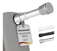 bomoe Tringle Rideau De Douche Extensible Sans Perçage 70-120 cm - Barre de Douche Télescopique Aluminium Antidérapante pour Rideau Douche, Salle de Bain, Baignoire - Vêtements Aluminium Neptun